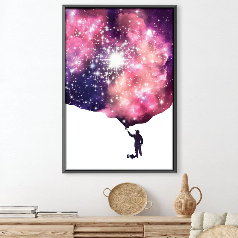 Painted Cosmos Canvas