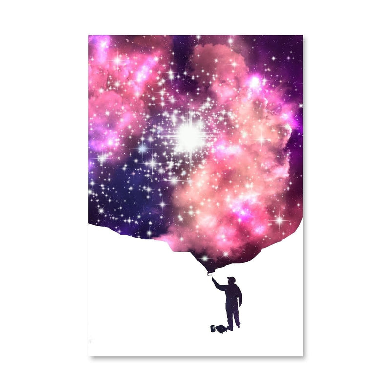 Painted Cosmos Canvas