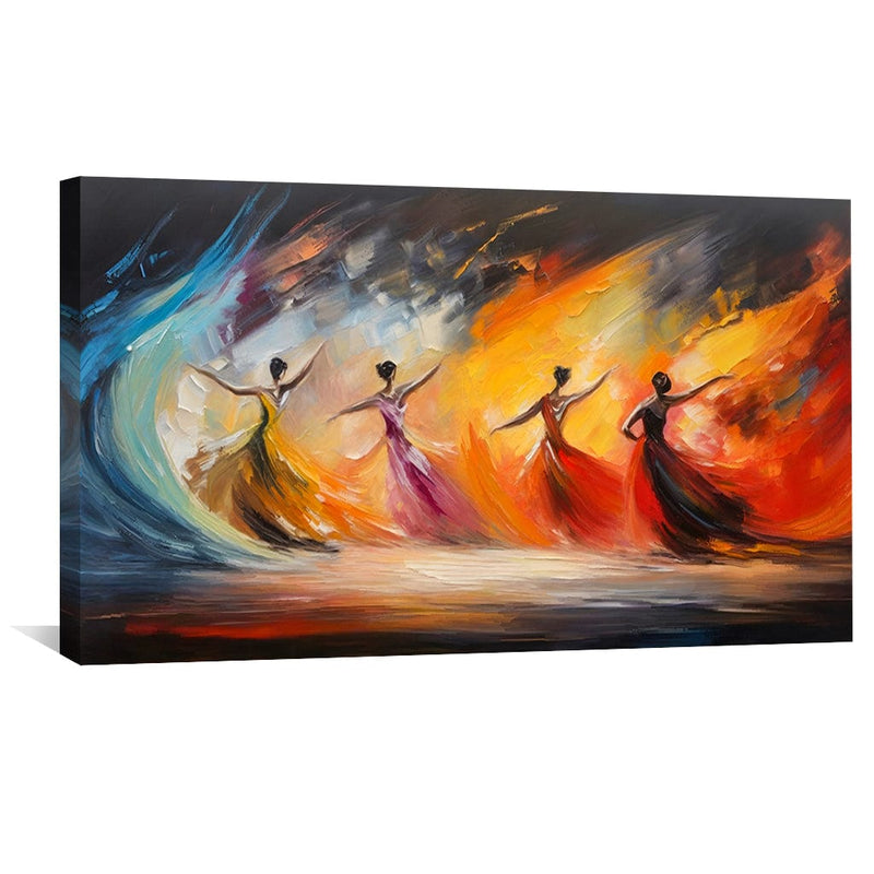 Painted Dancers Canvas