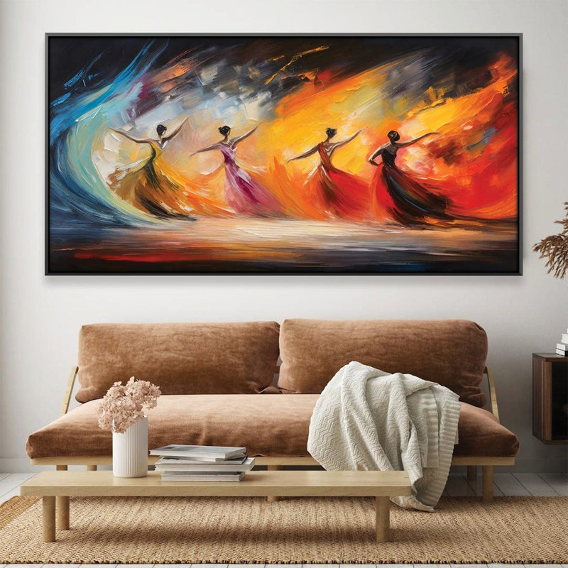 Painted Dancers Canvas