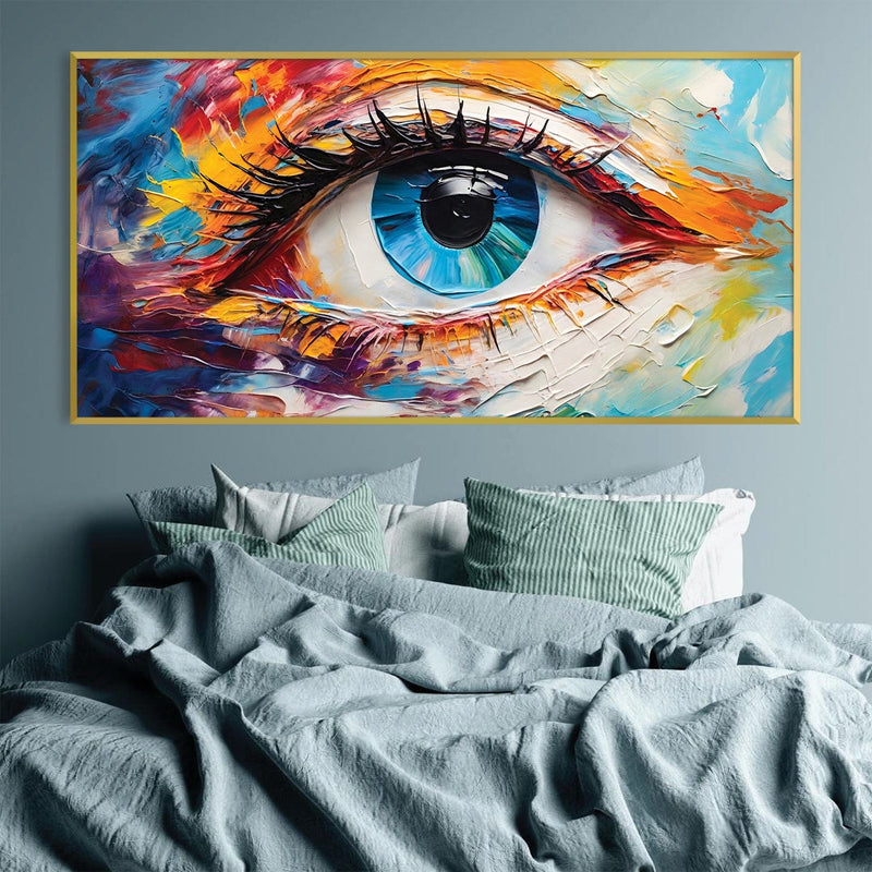 Painted Eye Canvas