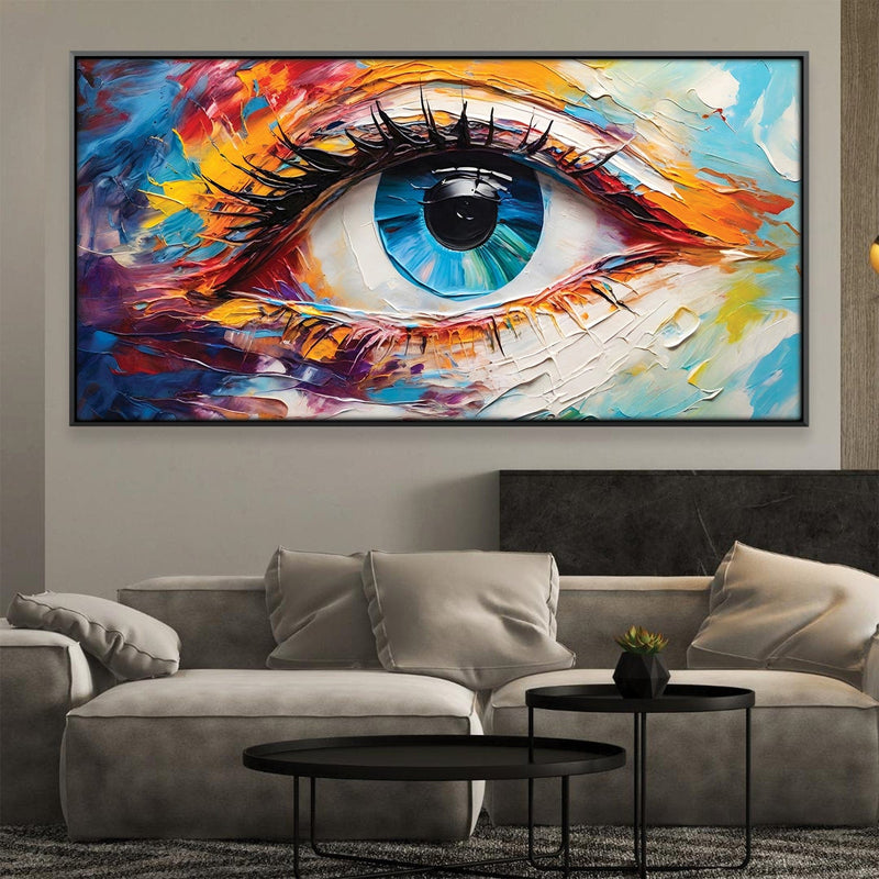 Painted Eye Canvas