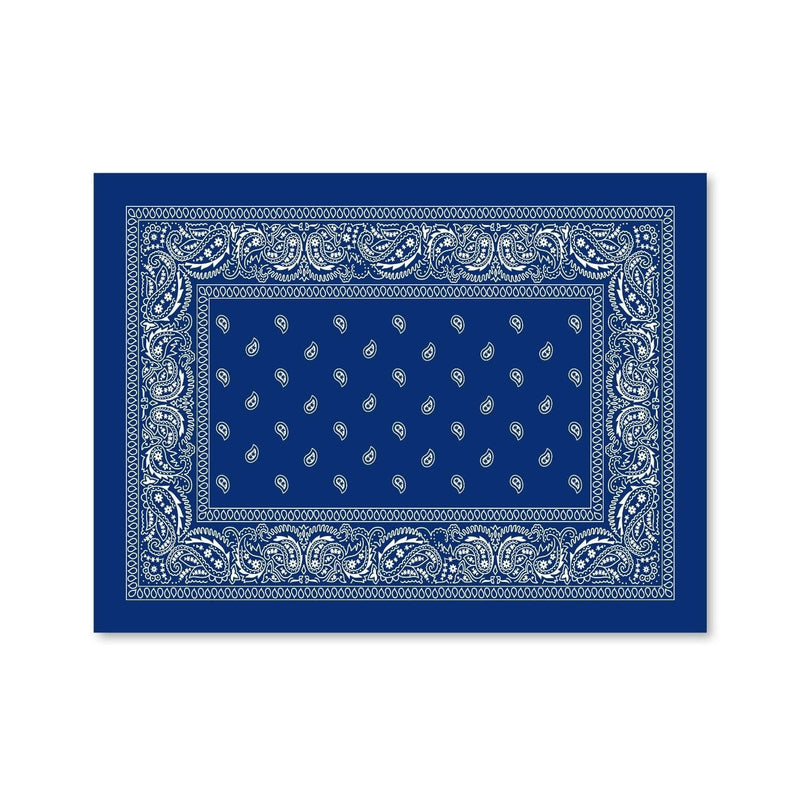 Paisley Bandana - Blue Canvas