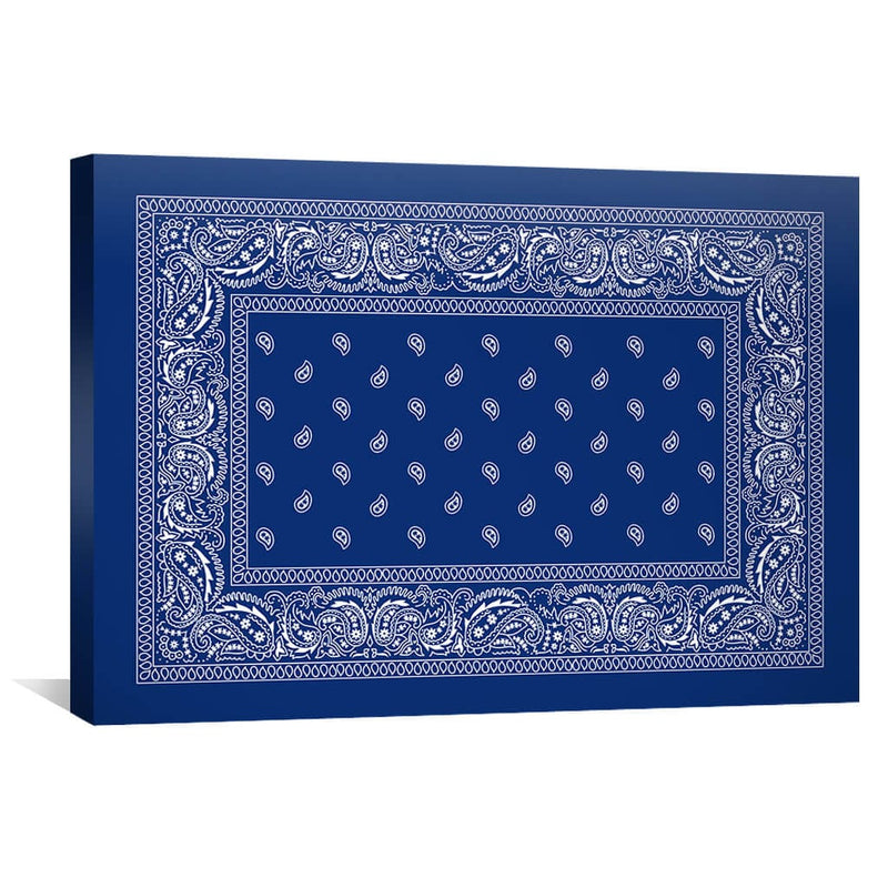 Paisley Bandana - Blue Canvas