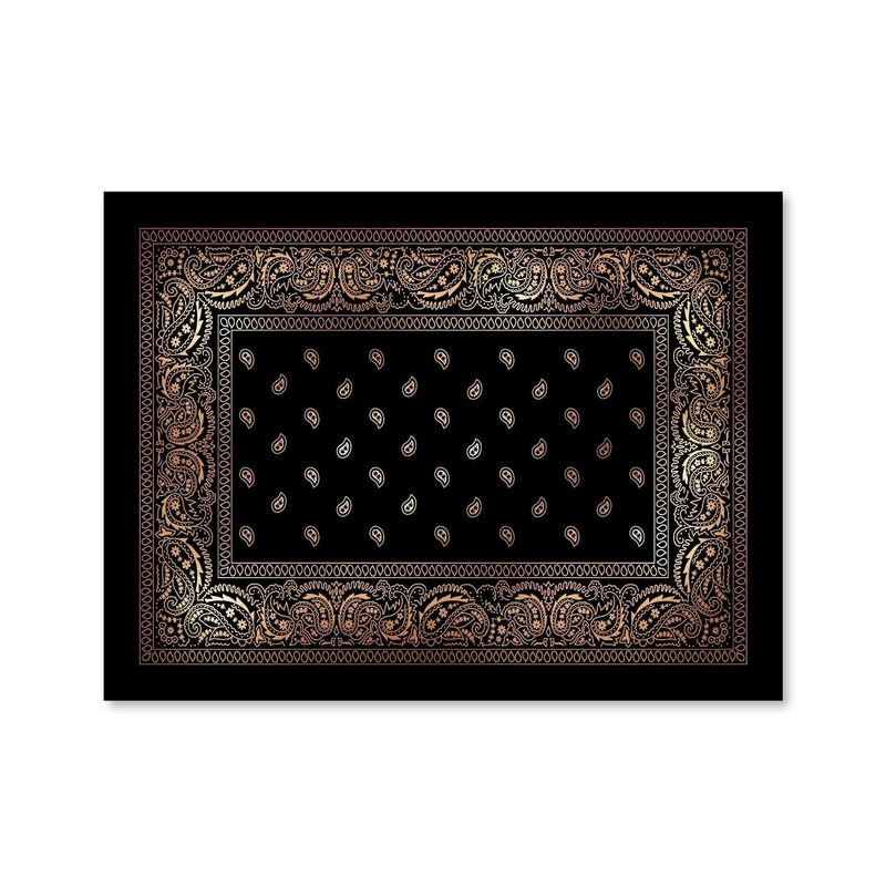 Paisley Bandana - Gold Canvas