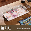GobekUsa Ice Crack Tray: Moroccan Food Plate, Middle East Holder Tray for Home Kitchen