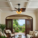Palm Leaf Tropiluxe Ceiling Fan Light