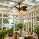 Palm Leaf Tropiluxe Ceiling Fan Light