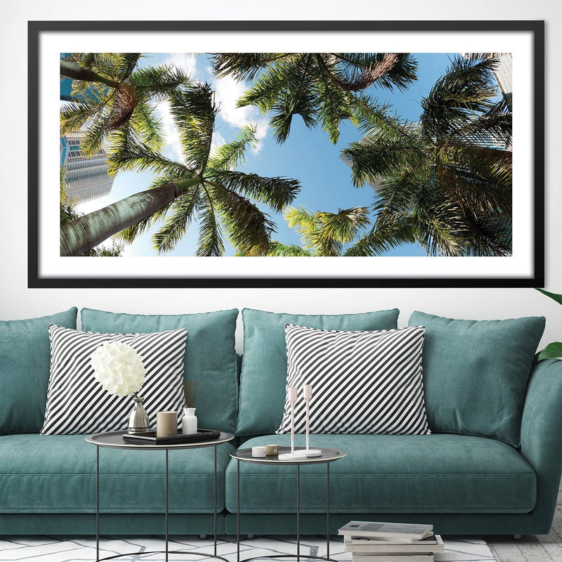 Palm Skies Print