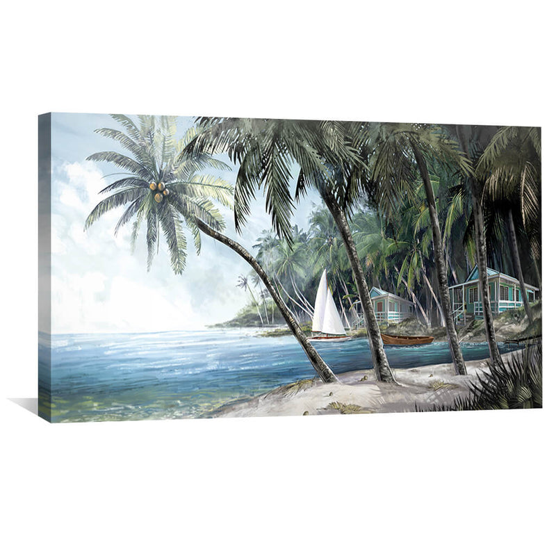 Palm Tree Escape Canvas