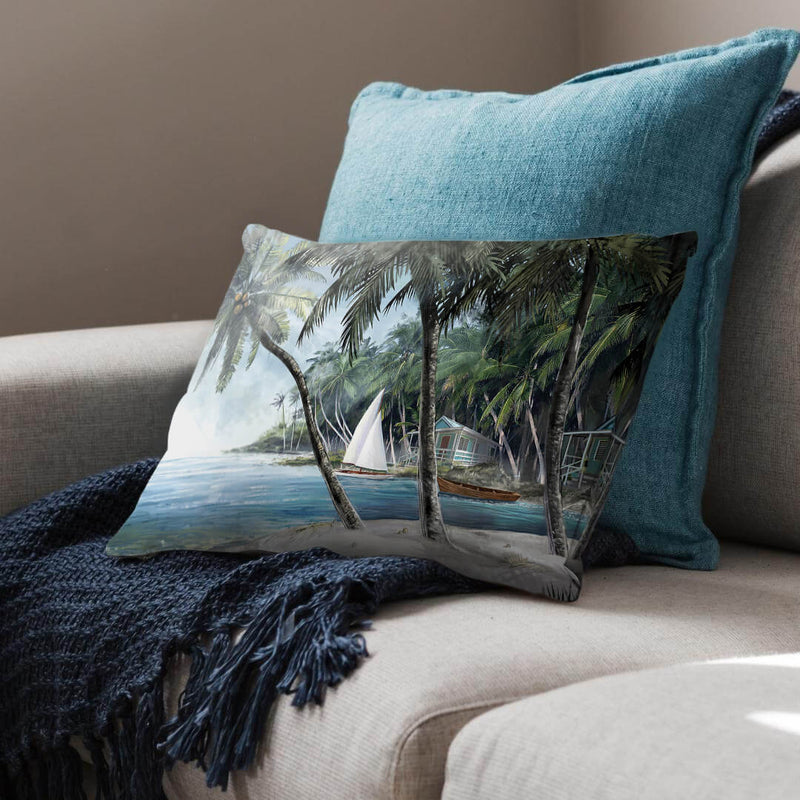 Palm Tree Escape Cushion