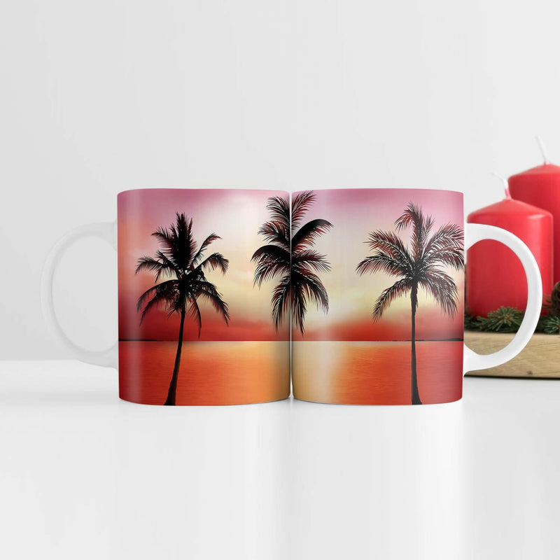 Palm Tree Horizon Mug