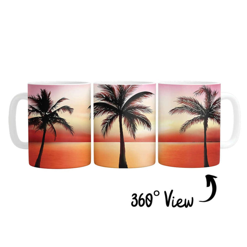 Palm Tree Horizon Mug