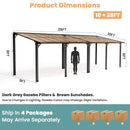 Aera Lean To Patio Gazebo