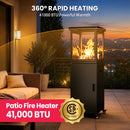 Pyra Base Patio Heater 41,000 BTU, Vent Top