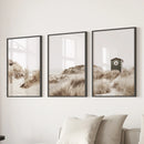 Minimalist Coastal Gallery Wall. Beige Beach Decor Set by Wall Art Set