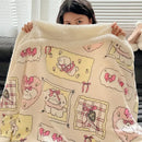 GobekUsa Cozy Fleece Blanket | Multi-Use Office & Home Shawl | Soft & Warm Blanket