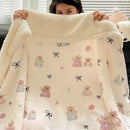 GobekUsa Cozy Fleece Blanket | Multi-Use Office & Home Shawl | Soft & Warm Blanket