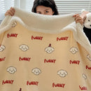 GobekUsa Cozy Fleece Blanket | Multi-Use Office & Home Shawl | Soft & Warm Blanket