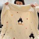 GobekUsa Cozy Fleece Blanket | Multi-Use Office & Home Shawl | Soft & Warm Blanket