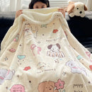 GobekUsa Cozy Fleece Blanket | Multi-Use Office & Home Shawl | Soft & Warm Blanket