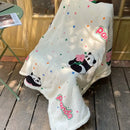 GobekUsa Cozy Fleece Blanket | Multi-Use Office & Home Shawl | Soft & Warm Blanket