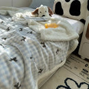 GobekUsa Cozy Fleece Blanket | Multi-Use Office & Home Shawl | Soft & Warm Blanket