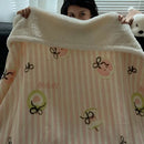 GobekUsa Cozy Fleece Blanket | Multi-Use Office & Home Shawl | Soft & Warm Blanket