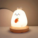Panda white & black kids animal silicone night light bedroom decor by Decorbites