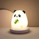 Panda white & black kids animal silicone night light bedroom decor by Decorbites