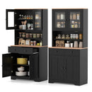 Pantry Cabinet with 2 Removable Shelves by DirectDeals