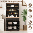 Pantry Cabinet with 2 Removable Shelves by LJGDeals