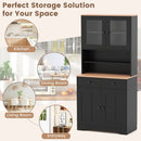 Pantry Cabinet with 2 Removable Shelves by DirectDeals