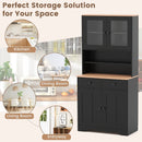 Pantry Cabinet with 2 Removable Shelves by LJGDeals