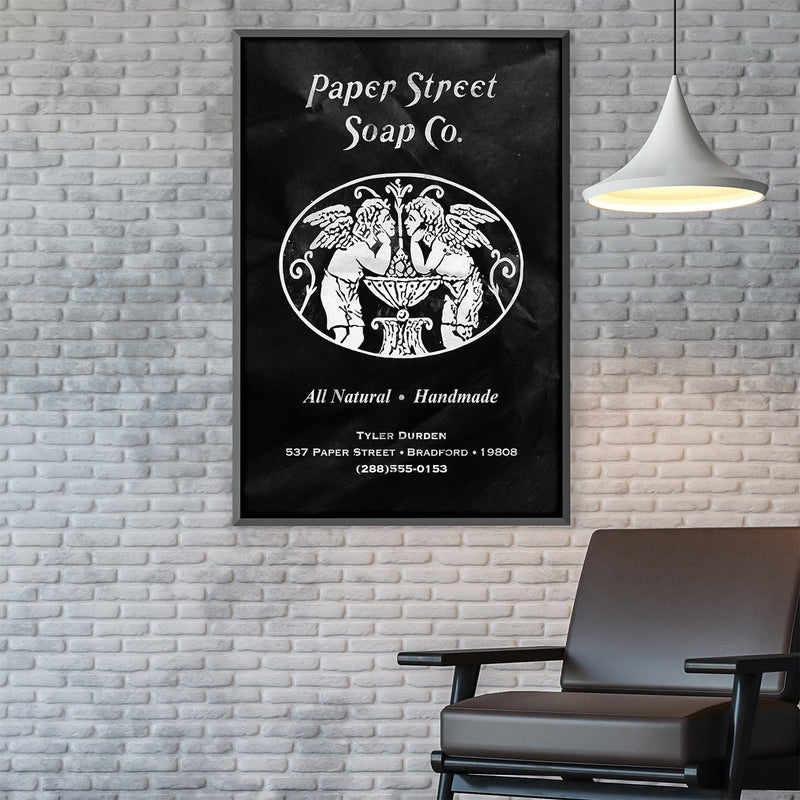 Paper Street Black Canvas