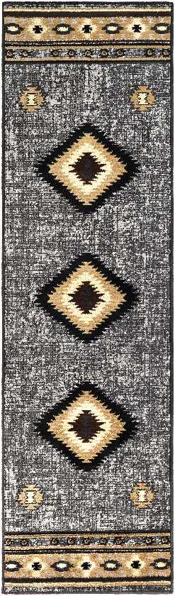 Oxbow Rustic Charcoal Area Rug