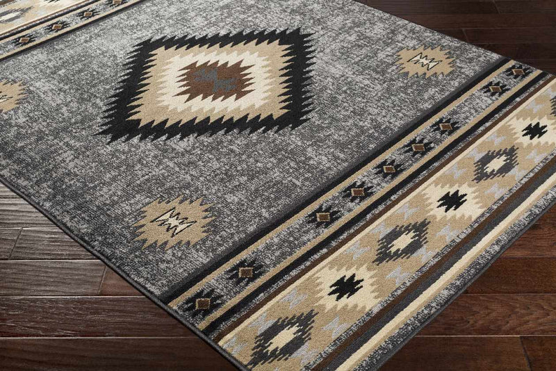 Oxbow Rustic Charcoal Area Rug