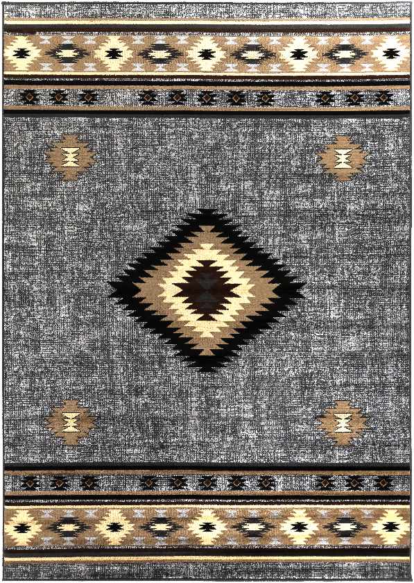 Oxbow Rustic Charcoal Area Rug