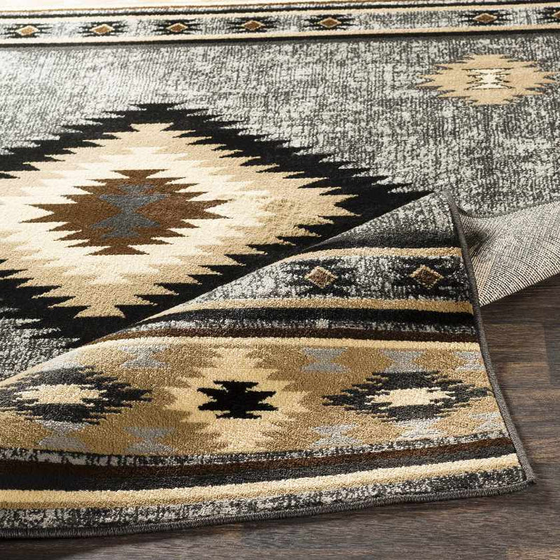 Oxbow Rustic Charcoal Area Rug