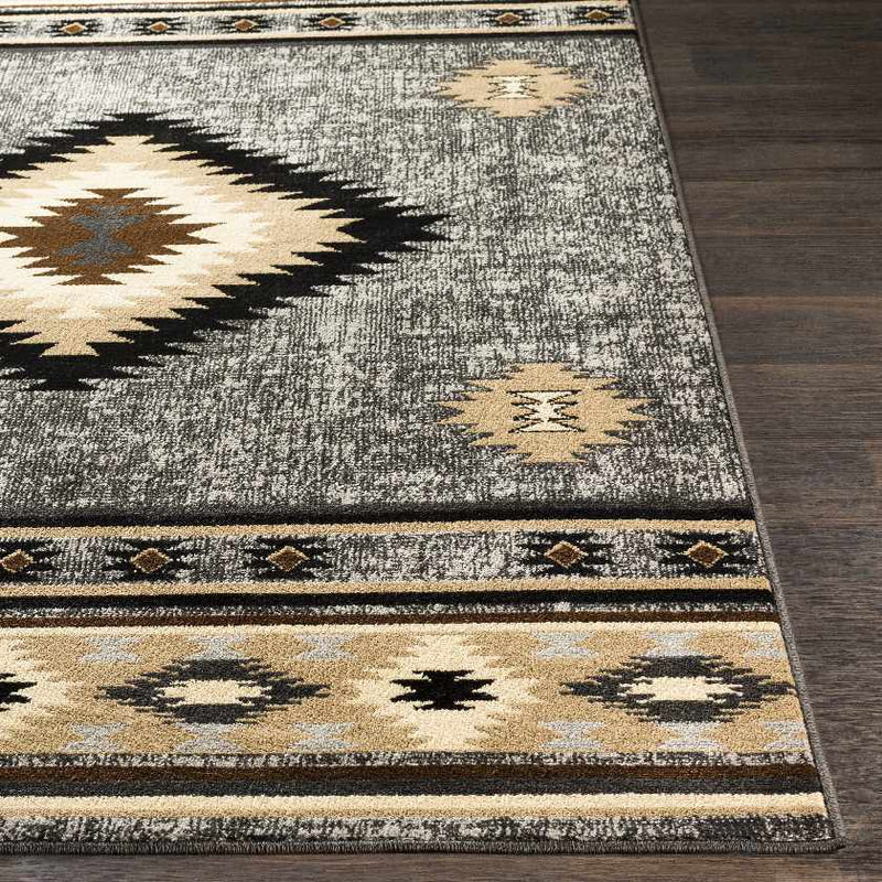 Oxbow Rustic Charcoal Area Rug