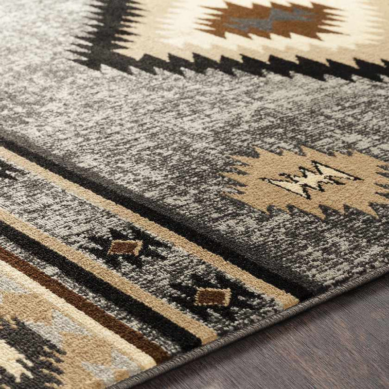 Oxbow Rustic Charcoal Area Rug