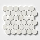 Paris Honed Hexagon Limestone Mosaics 10 3/8x12