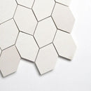 Paris Honed Picket Leaf Marble Mosaics 11 13/16x13 9/16