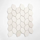 Paris Honed Picket Leaf Marble Mosaics 11 13/16x13 9/16