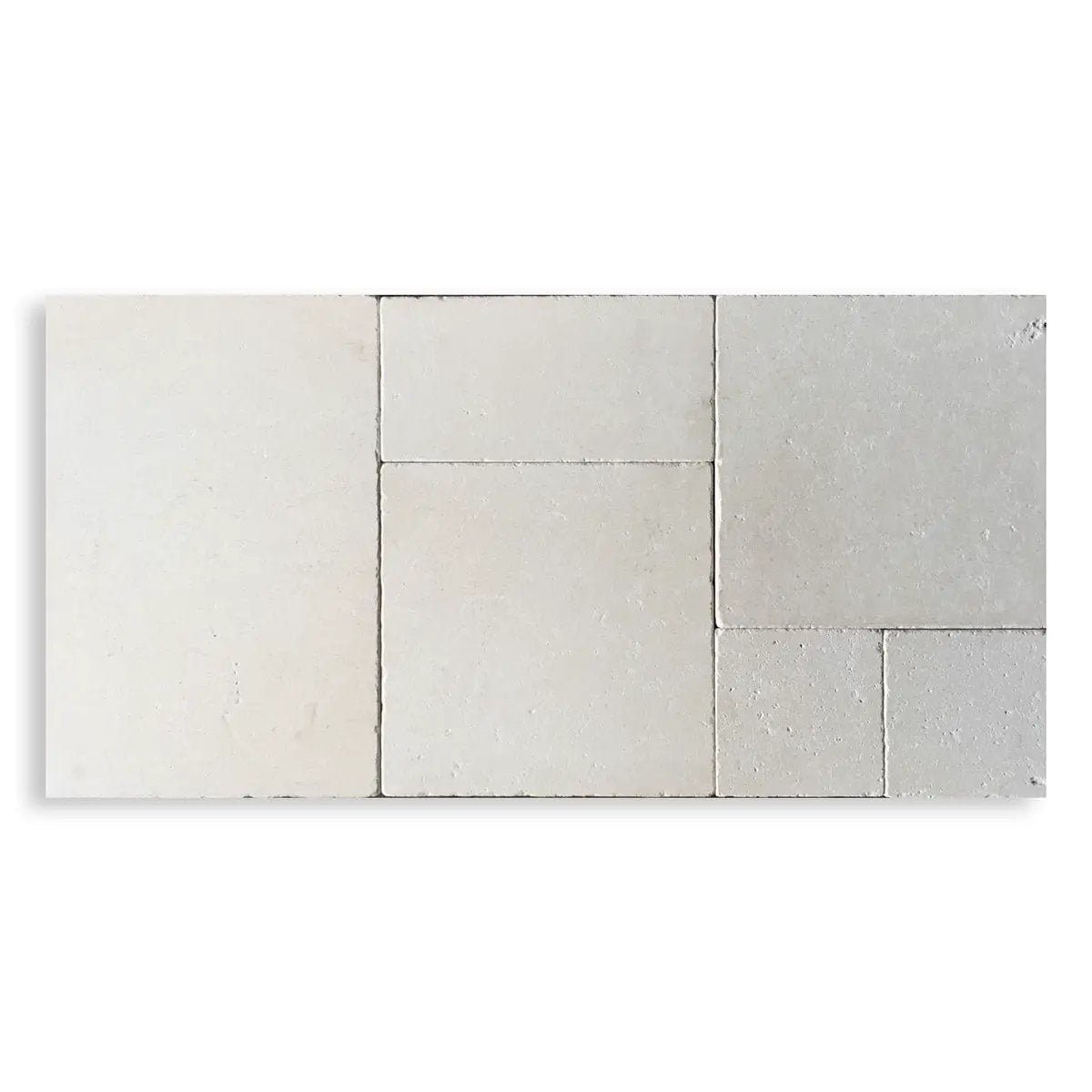 Paris Tumbled French Pattern Limestone Pavers Various, photo 2 of 3