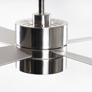 52" Bucholz Industrial Ceiling Fan with Dimmable LED Light