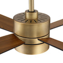 52" Bucholz Industrial Ceiling Fan with Dimmable LED Light