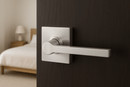 Passage Door Handle in Satin Chrome