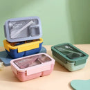 Pastel bento box set with tableware kitchen food container by Decorbites