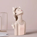 GobekUsa Butterfly Fairy Resin Figurines with Gold Tray Home Decor Craft